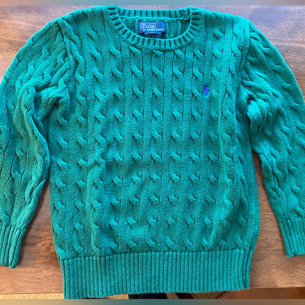 EUC Gently Worn Ralph Lauren Cotton Cable Sweater